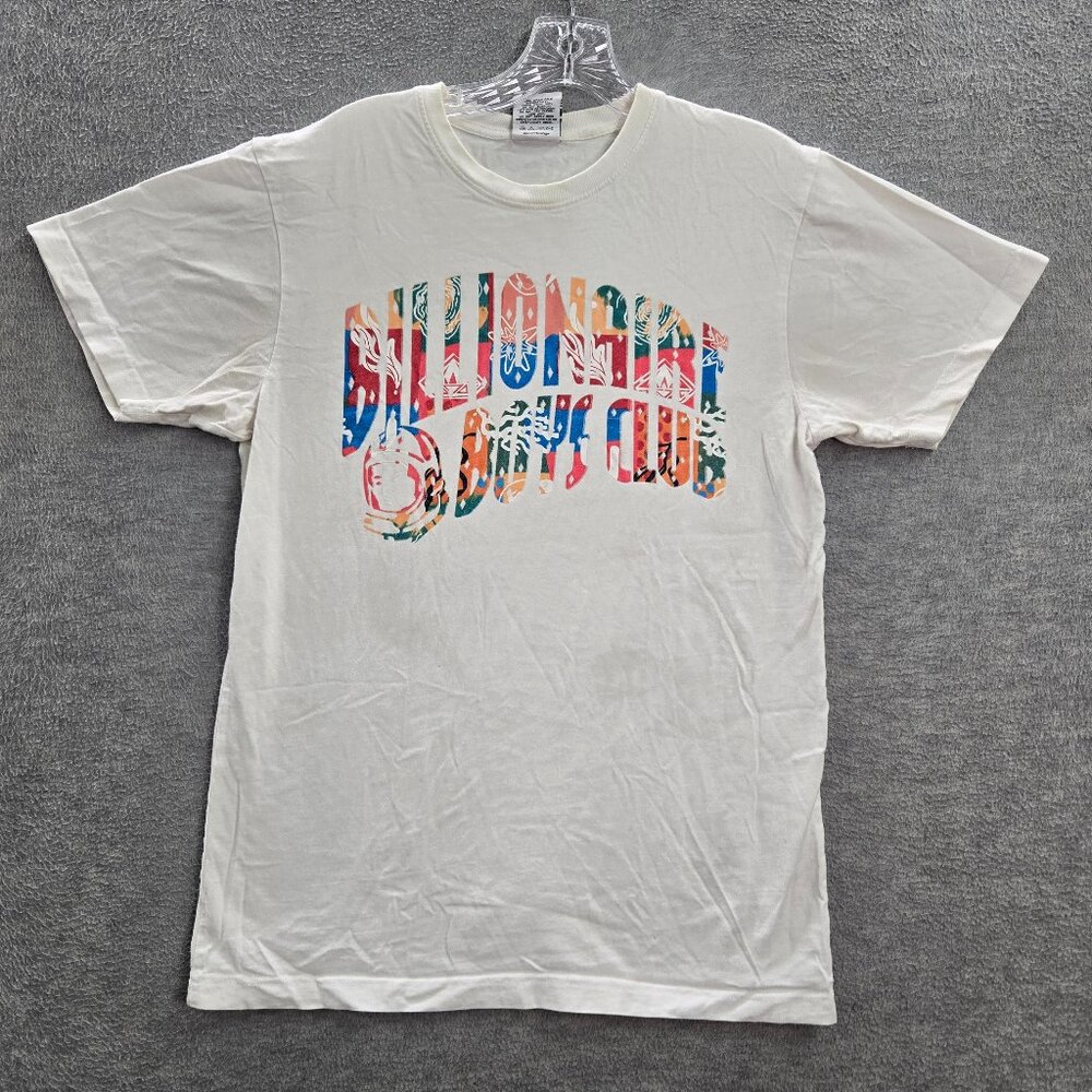 Billionaire Boys Club Men Shirt Medium Logo Arch Logo Graphic Short Sleeve READ